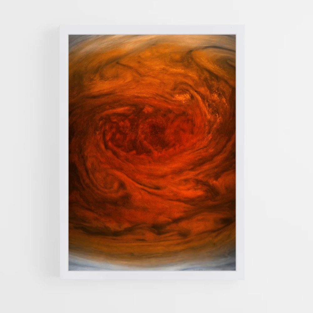 Poster Jupiter fascinant red spot – affiche Système solaire (vue 3)